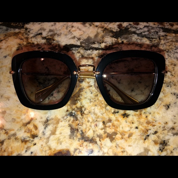 Lyst - Miu Miu Square Catwalk Sunglasses - Picture 6 of 6